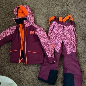 Helly Hansen snow angel girls skiing set size 8 /128